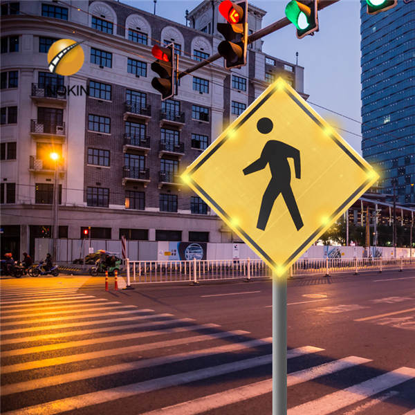 IP65 Solar Power Crosswalk Sign Cost